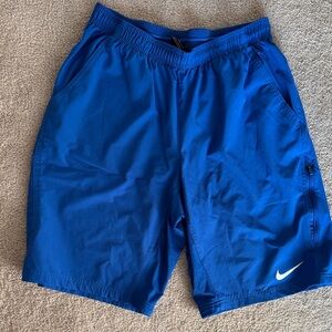 Nike Men's Vibrant Blue Athletic Shorts